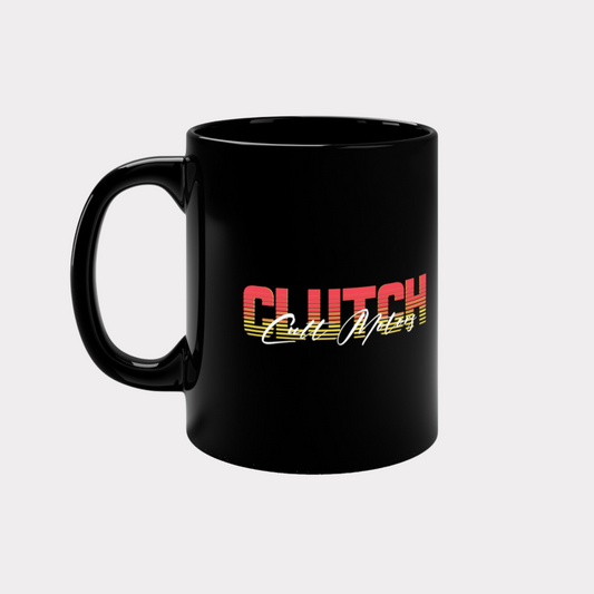 Clutch Cult Retro 11oz Black Mug