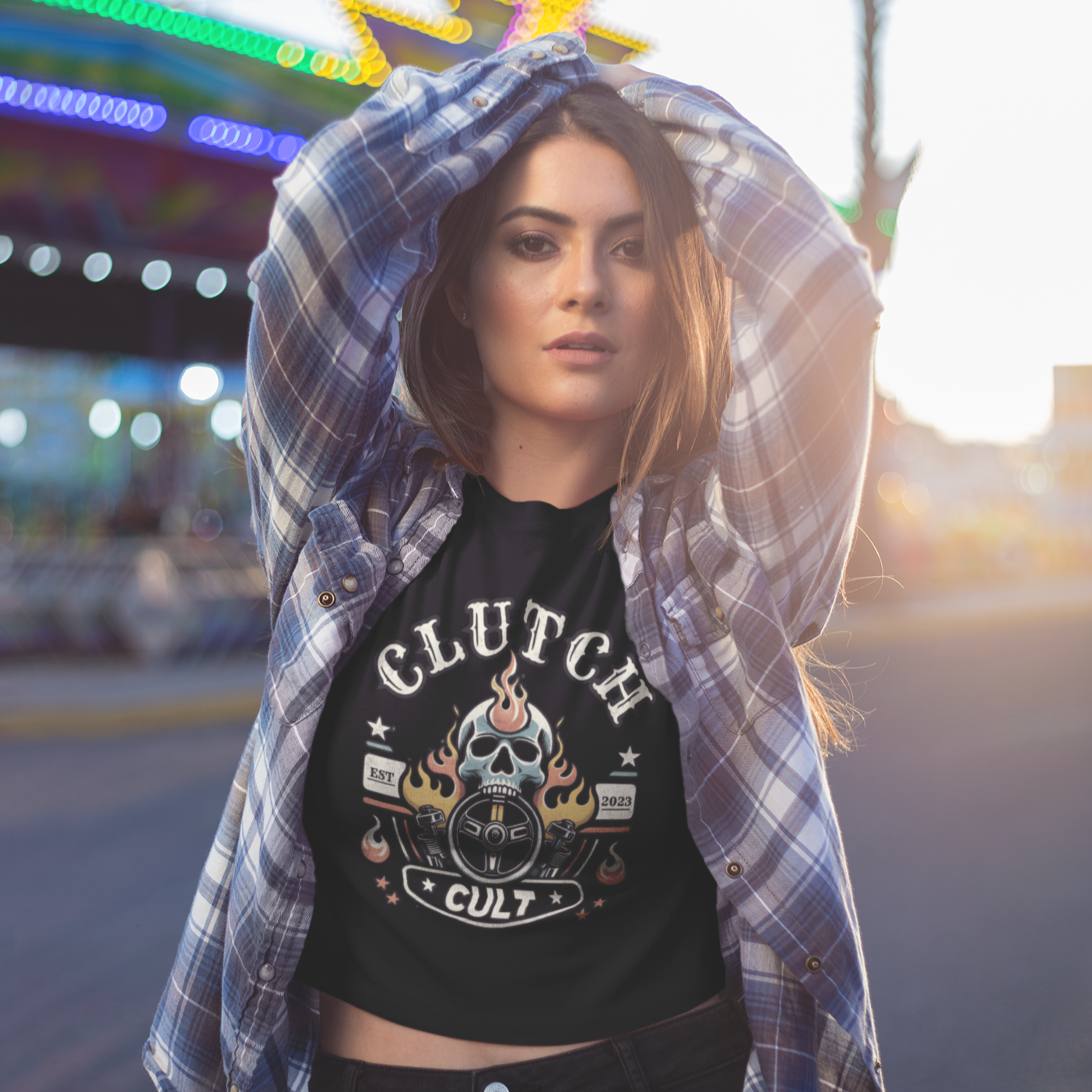 Clutch Cult Hot Headed Crop Top