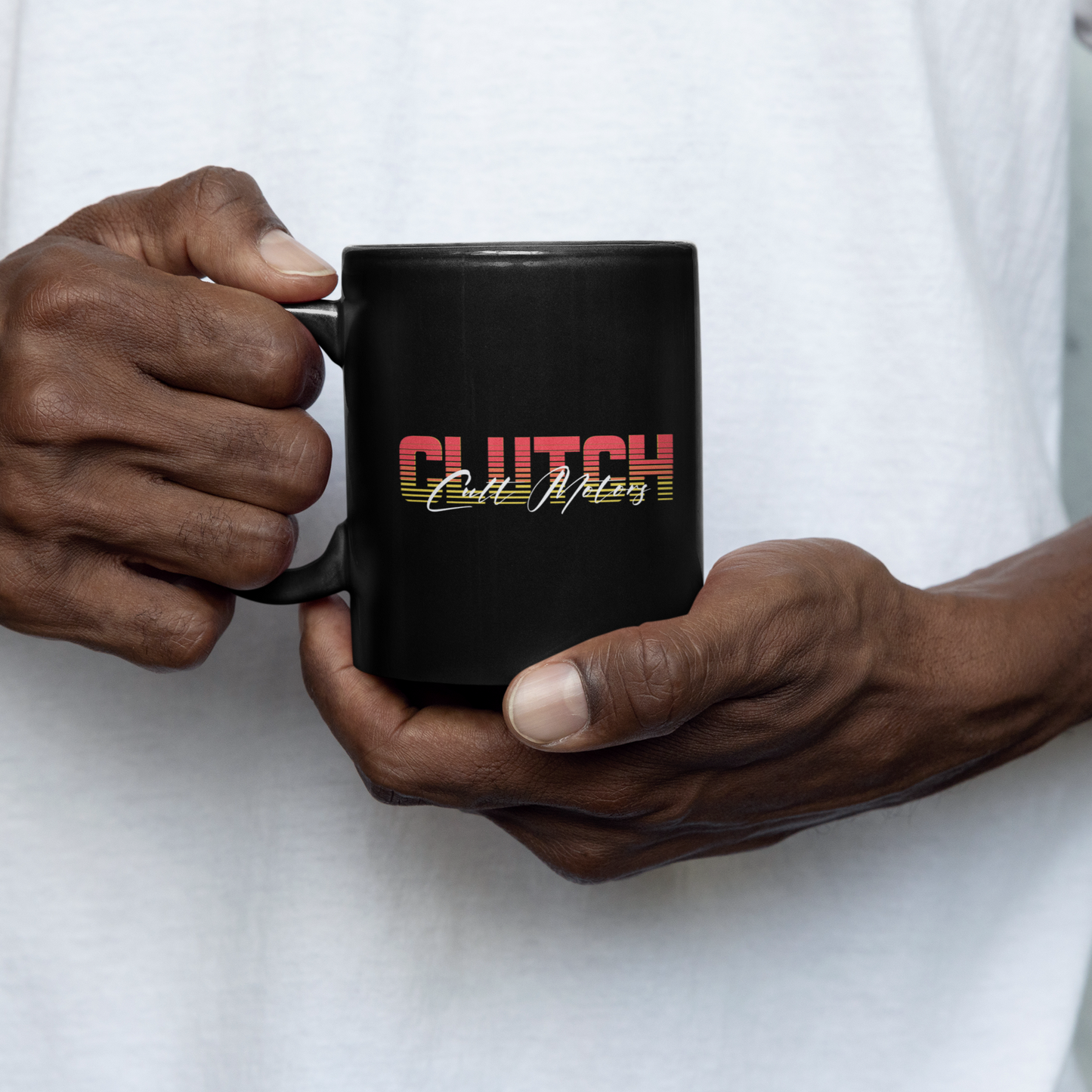 Clutch Cult Retro 11oz Black Mug